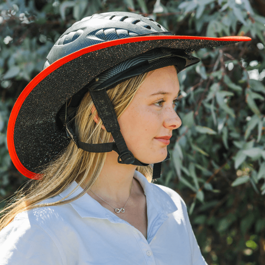 Horse Riding Helmet Brim